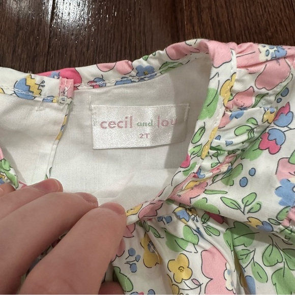 Cecil and Lou Floral Set - Pink and Green - Picture 2 of 2